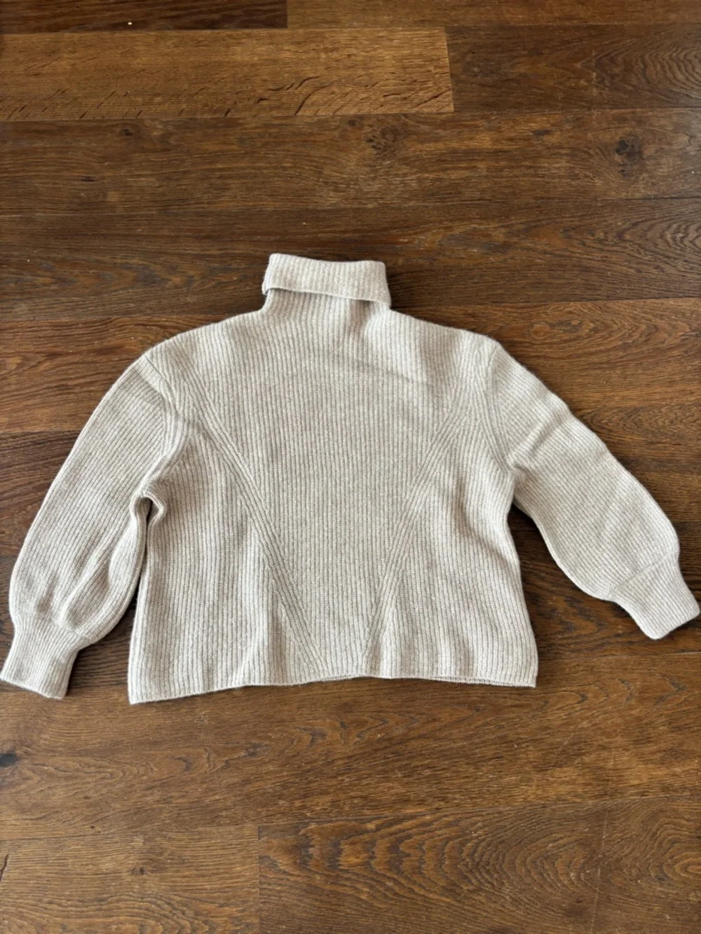 7115 by Szeki Yak and Wool Turtleneck Sweater Wheat Brown - Picture 8 of 15